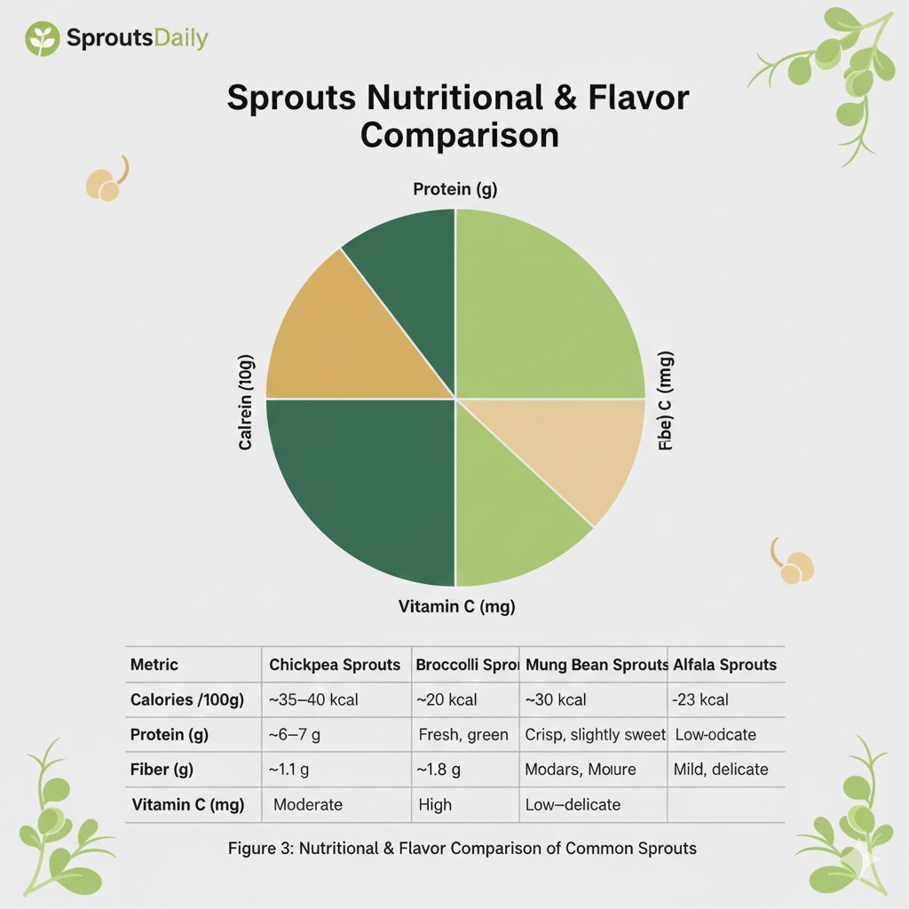 Sprouts Nutritional & Flavor Comparison